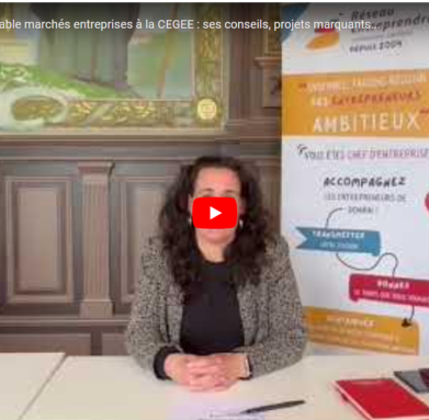 Aperçu interview CEGEE, partenaire Réseau entreprendre 2023