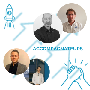 accompagnateurs goubier lauréats Maxime Claux et Vivien Lapetite