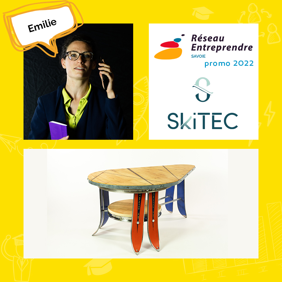 Emilie créer l'entreprise SkiTEC
