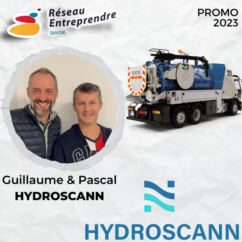 Guillaume et Pascal créent l'entreprise Hydroscann