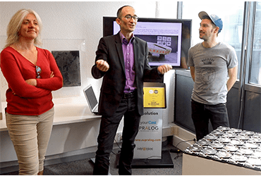 L'artiste Mathieu Schmitt en résidence chez Supralog