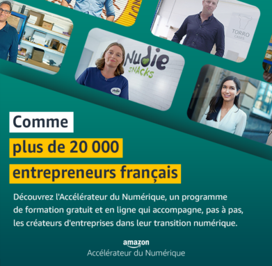 Amazon accelerateur numerique Reseau Entreprendre