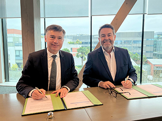 Rémy BOURDIER, Président du Réseau Entreprendre et Pascal Faure, Directeur général de l’INPI ont signé une nouvelle convention de partenariat.